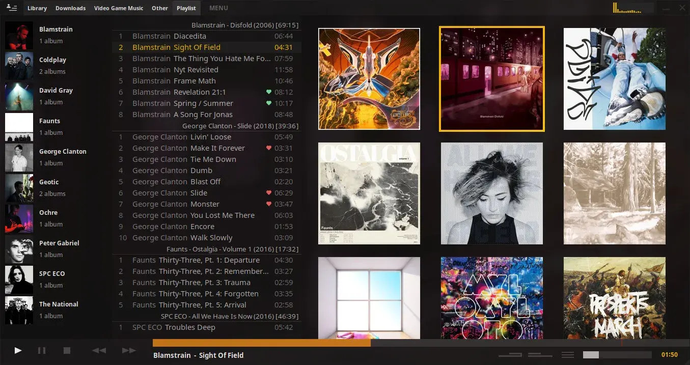 Tauon(开源免费桌面音乐播放器)