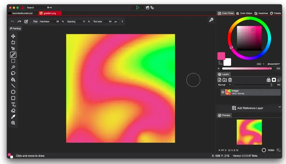PixiEditor(开源免费2D图形编辑器)