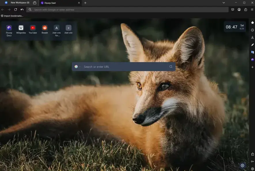 Floorp(基于Firefox的开源浏览器)