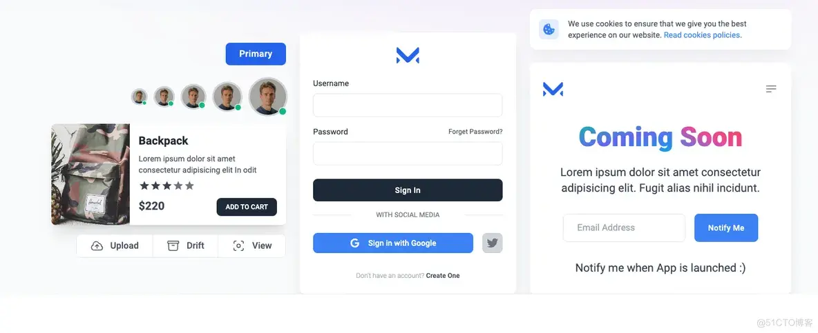 Meraki UI(基于Tailwind CSS构建的开源前端组件库)