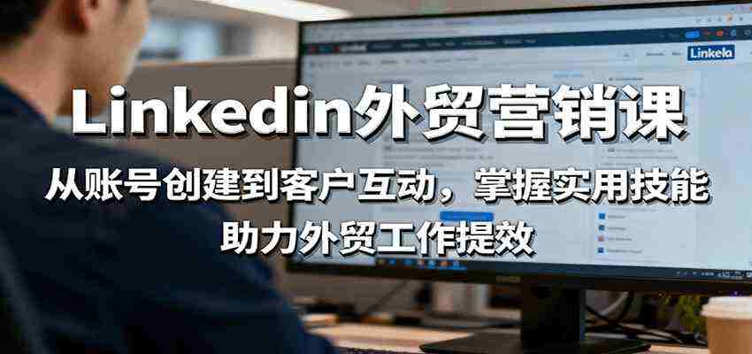 LinkedIn外贸营销课：从账号创建到客户互动，掌握实用技能，助力外贸工作提效