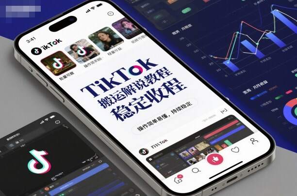 TikTok搬运解说教程，稳定收益，操作简单易懂，批量可做，持续稳定