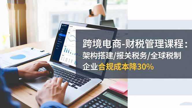 （16509期）跨境电商-财税管理课程：架构搭建/报关税务/全球税制，企业合规成本降30%