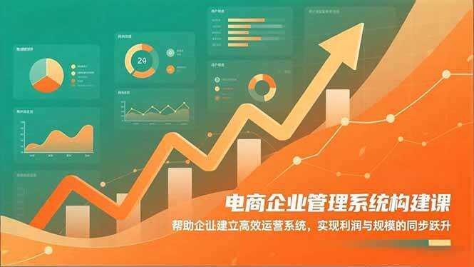 （16643期）电商企业管理系统构建课：帮助企业建立高效运营系统，实现利润与规模的同步跃升