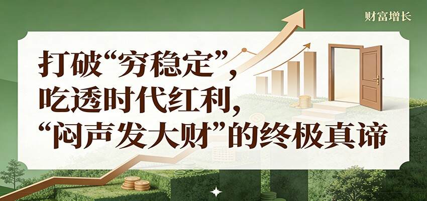 公众号付费文章《打破 “穷稳定”，吃透时代红利，“闷声发大财”的终极真谛》