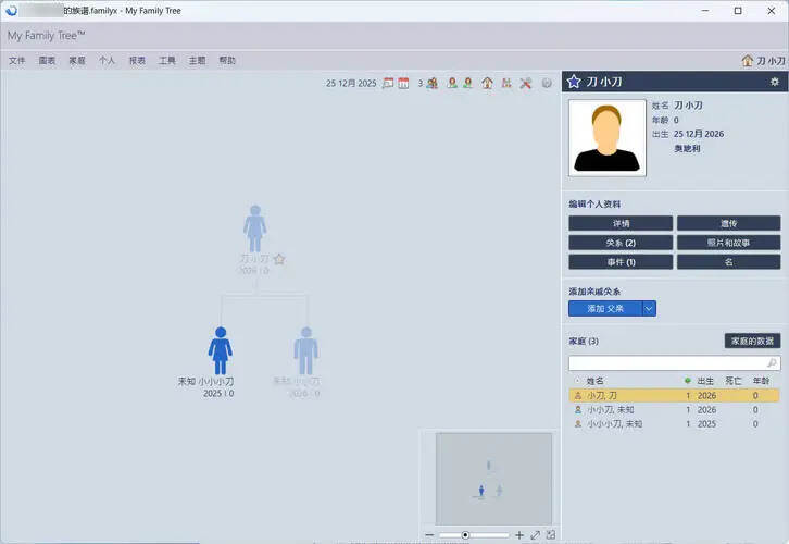 族谱制作工具My Family Tree v16.0.0.0绿色版