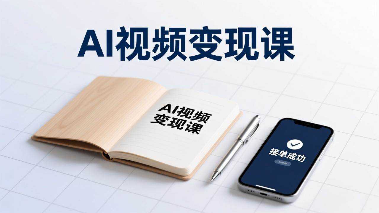 （17065期）AI视频变现课，学完即可创作短片、接商单，实现副业增收，单项目报价可达千元