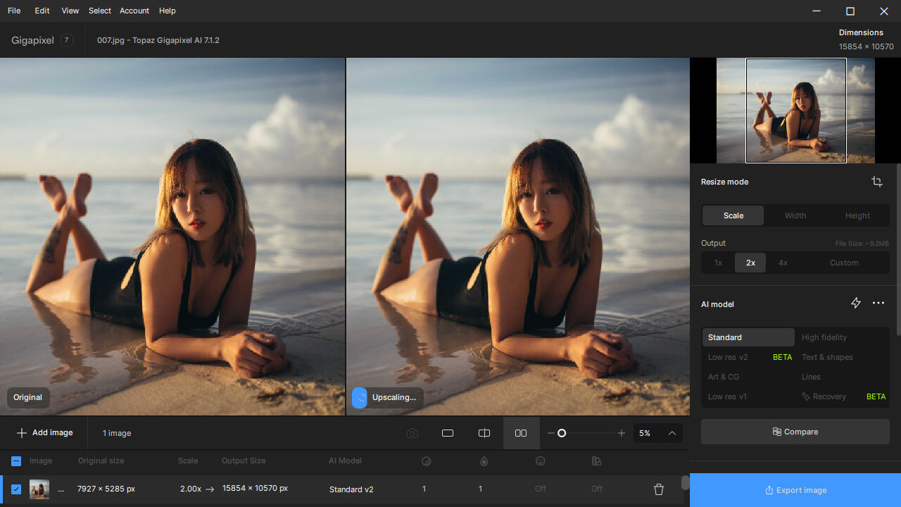 Ai图像放大Topaz Gigapixel v1.1.0高级版