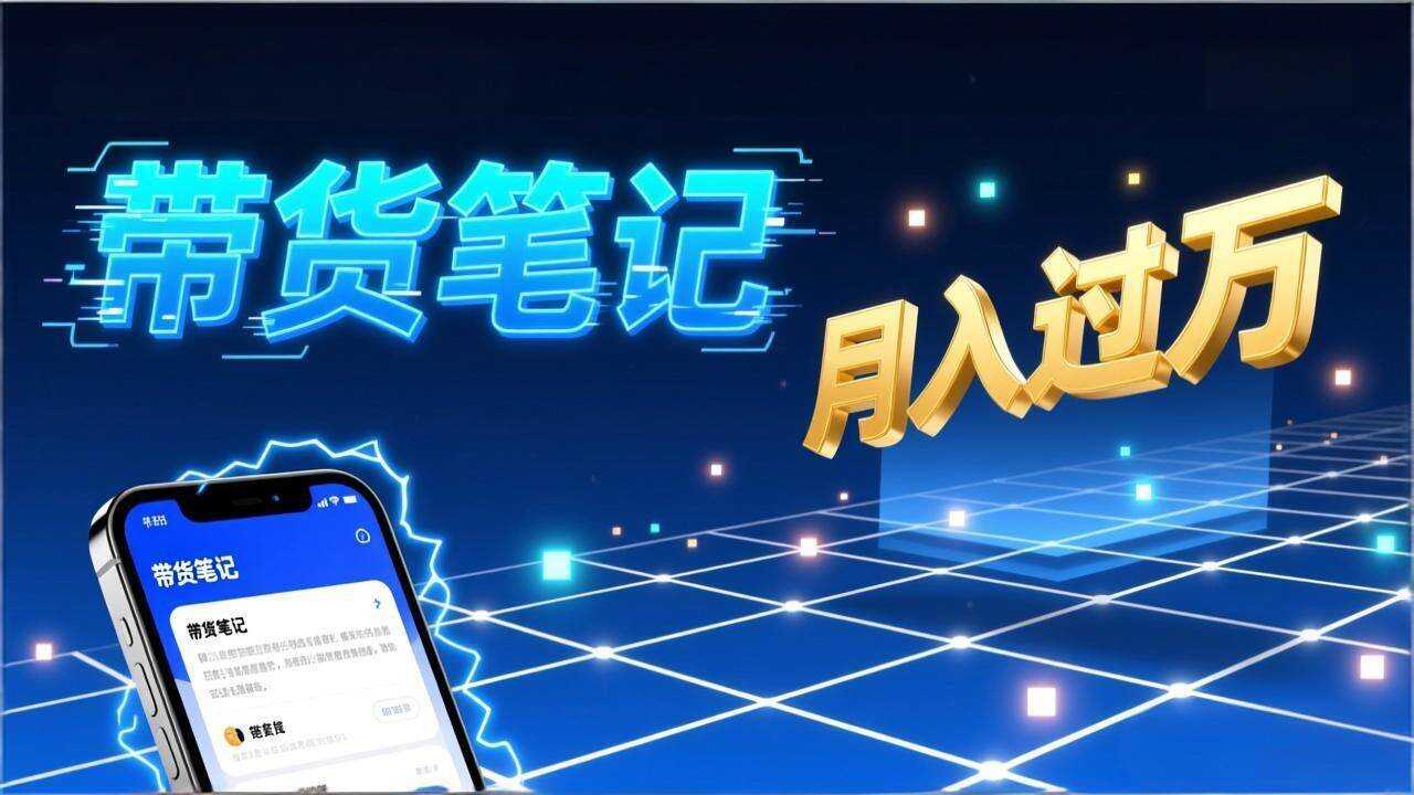 （17229期）小红书爆款笔记带货实战：拆解封面标题正文全要素，手把手教你单篇笔记带货月入过万